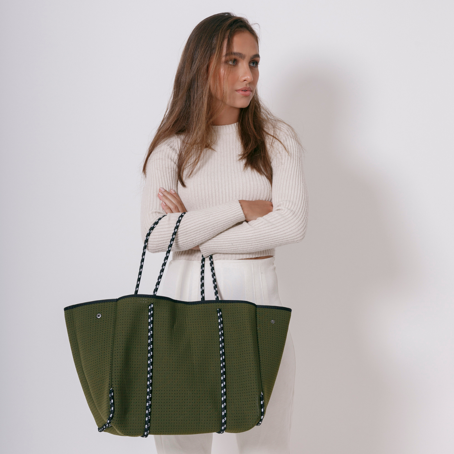 EVERYDAY TOTE SAFARI GREEN