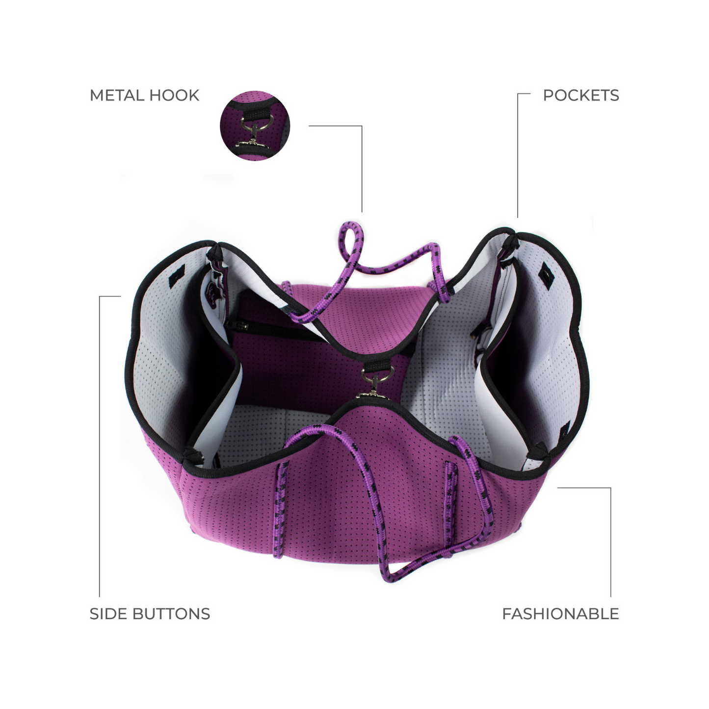 TOTE DE DIARIO BERENJENA