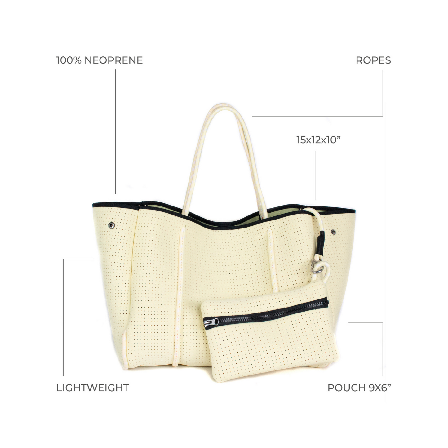 DETACHABLE POUCH PASTEL YELLOW