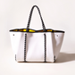 EVERYDAY TOTE DOTTED WHITE