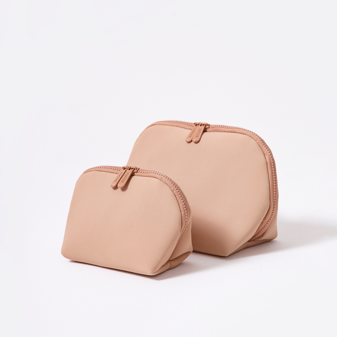 SET DE BOLSAS DE MAQUILLAJE TAN