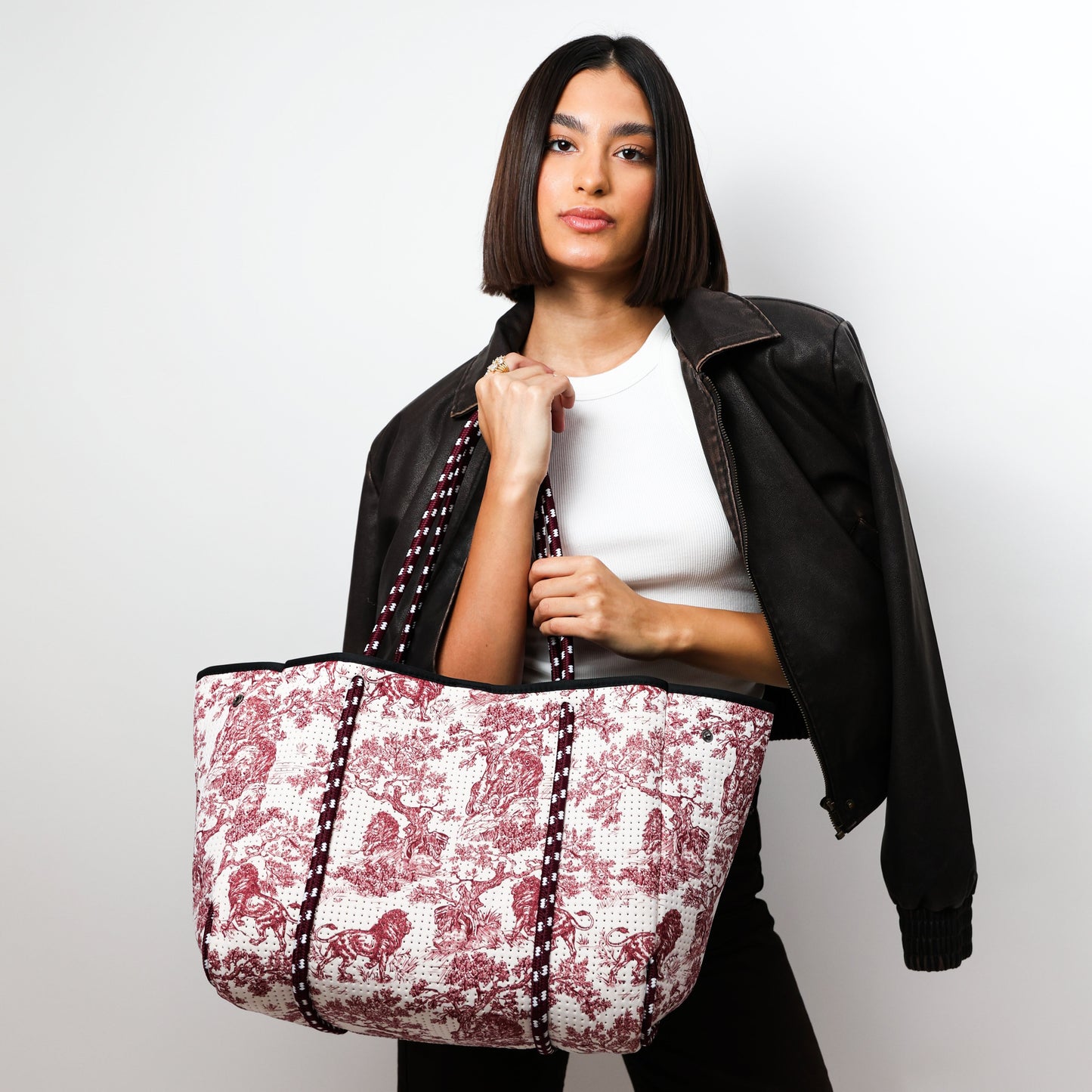 EVERYDAY TOTE LION TOILE