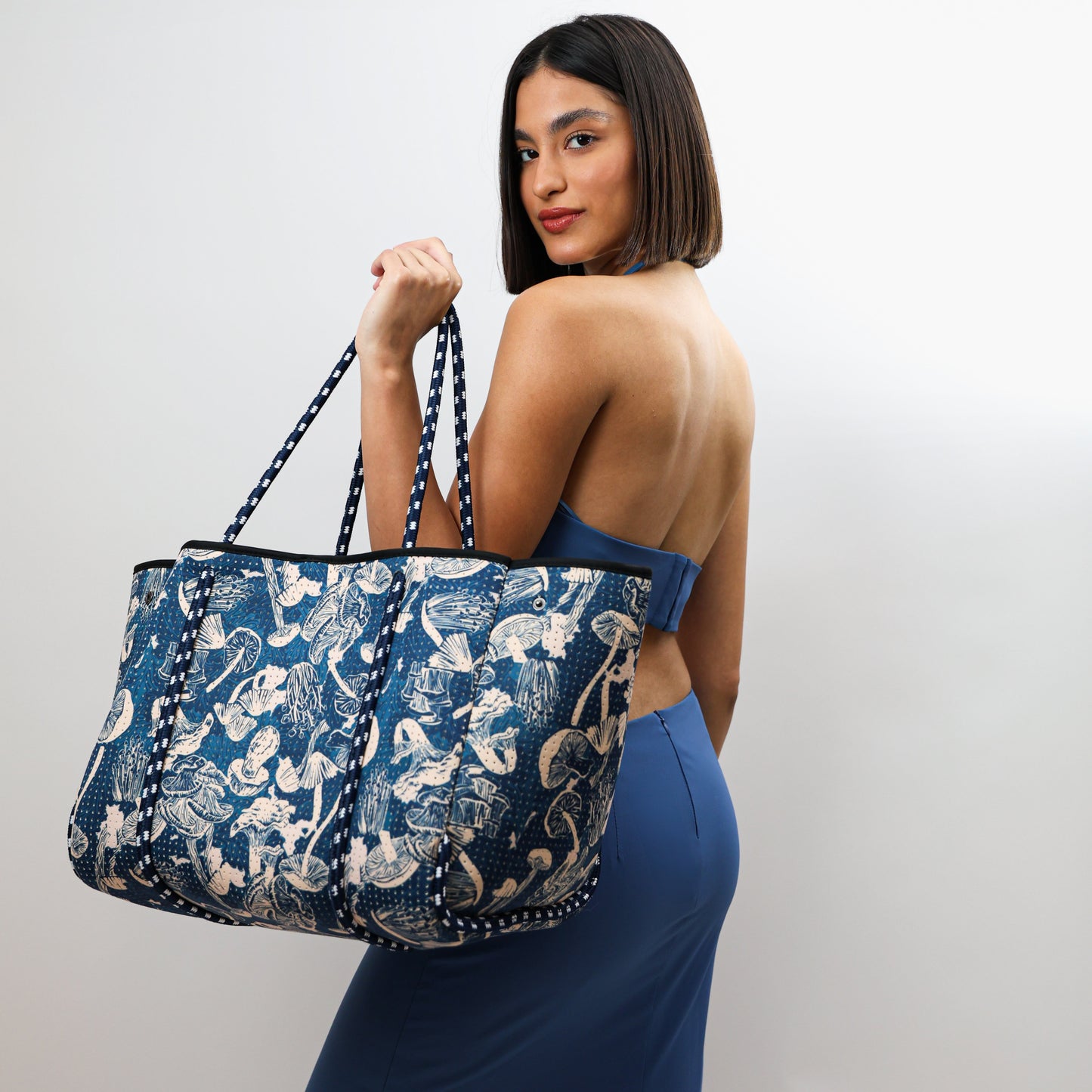 EVERYDAY TOTE SHROOMS TEAL