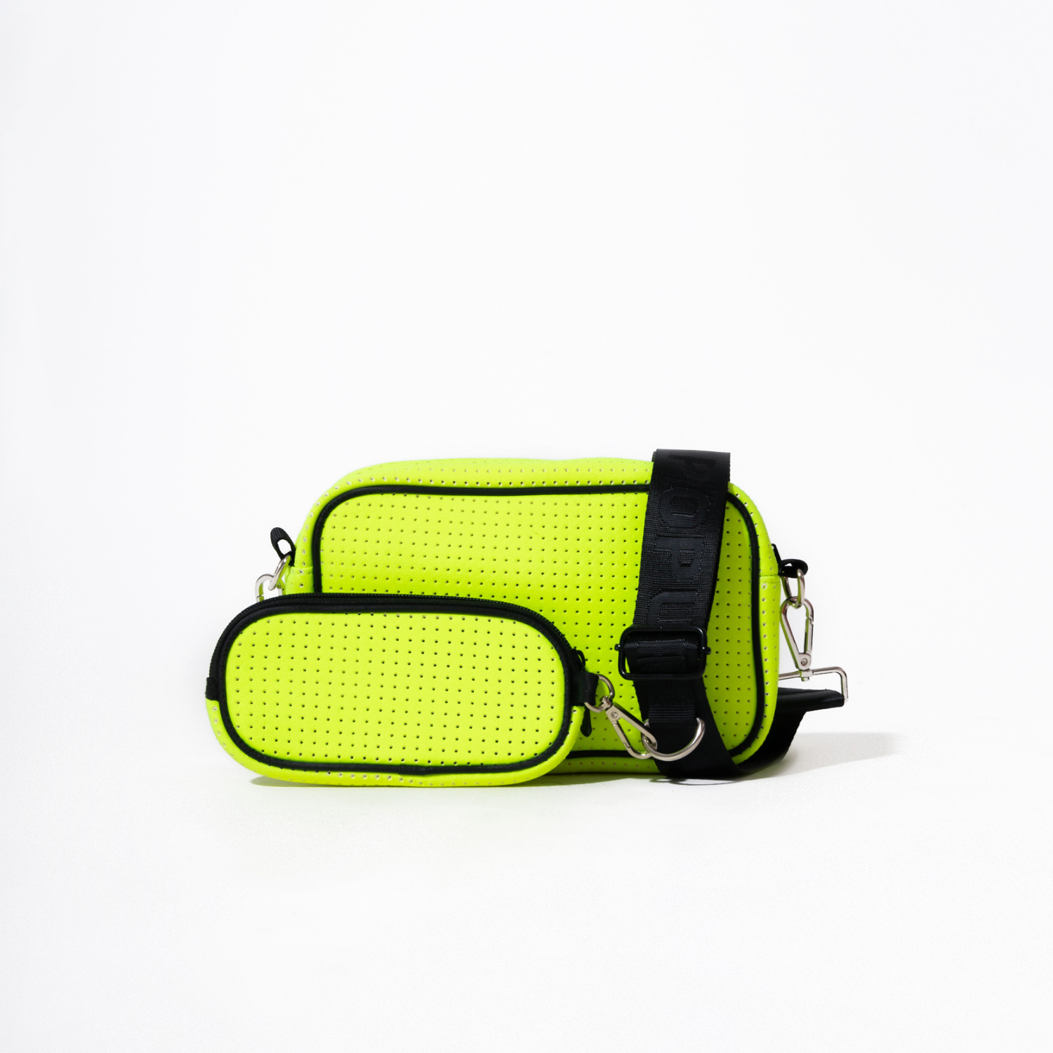 Neon green transparent best sale bag