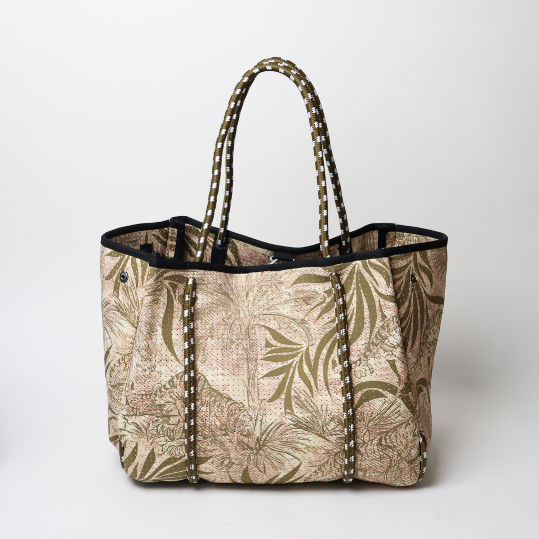 EVERYDAY TOTE JUNGLE FEVER DENIM BEIGE