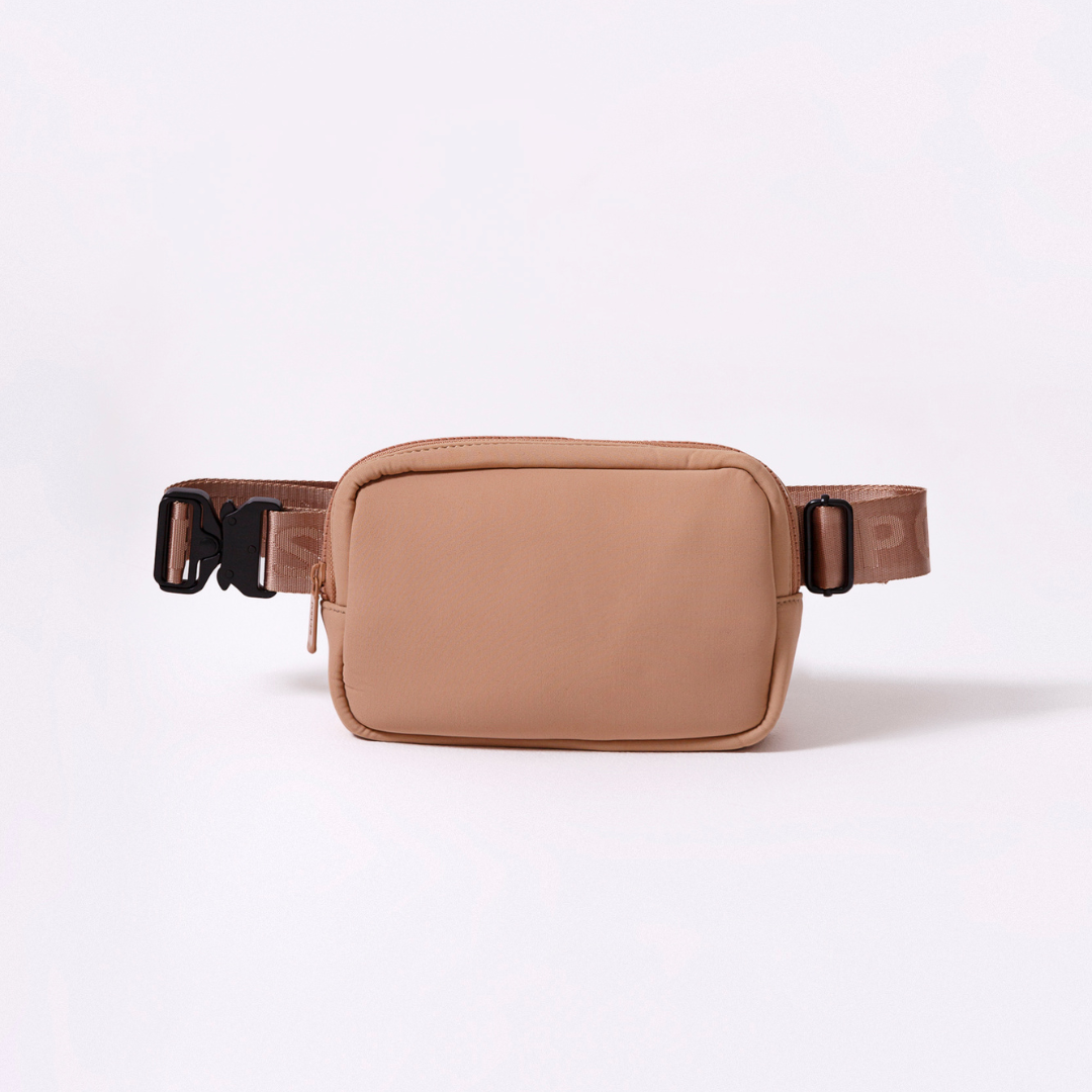 Tan top hip bag
