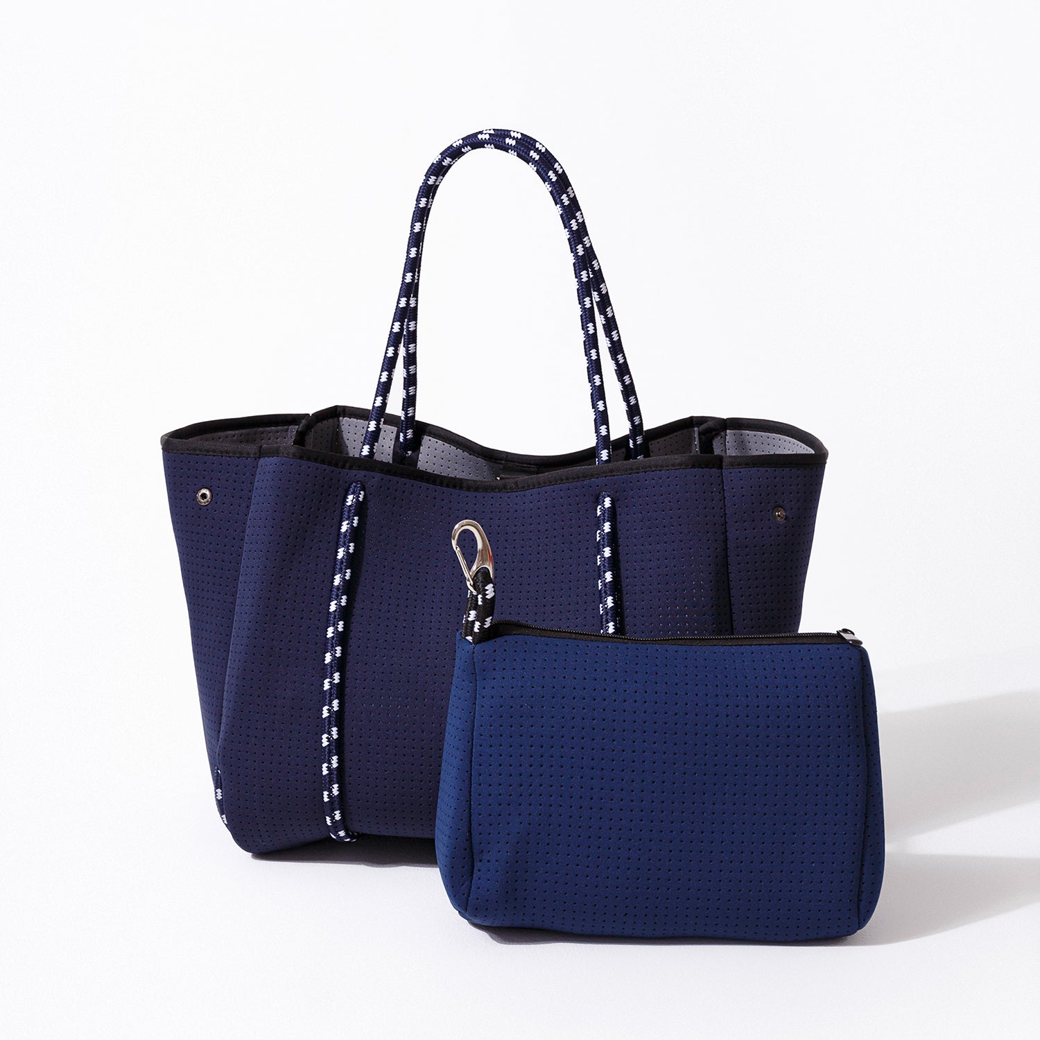 Navy neoprene bag online