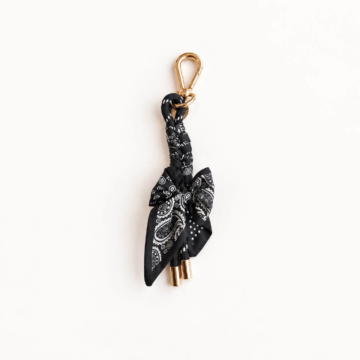 SCARF KEYCHAIN BLACK