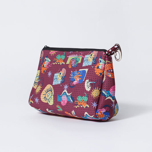 POUCH CONSTRUYENDO FUTUROS BURGUNDY