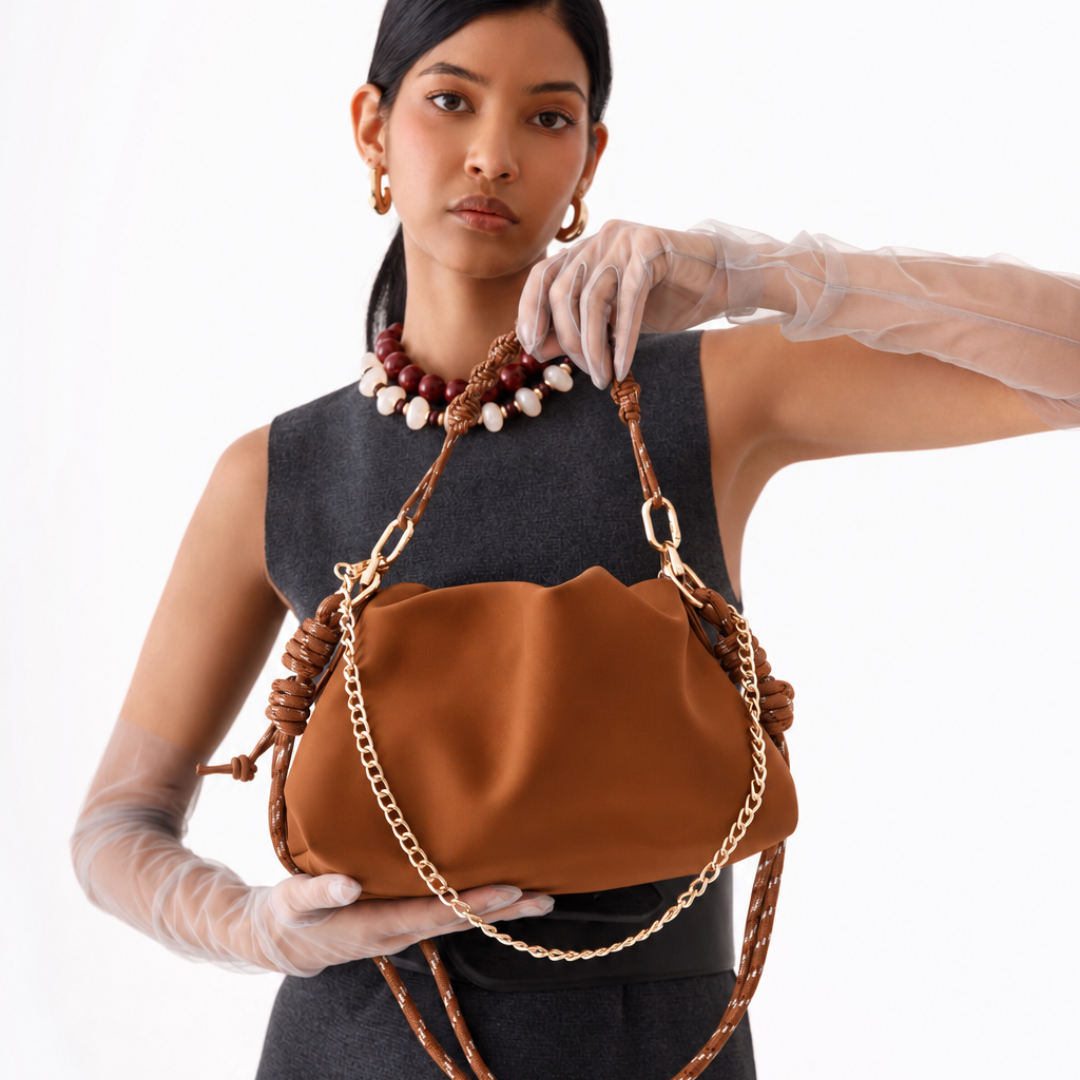 PUFF CLUTCH TOFFEE