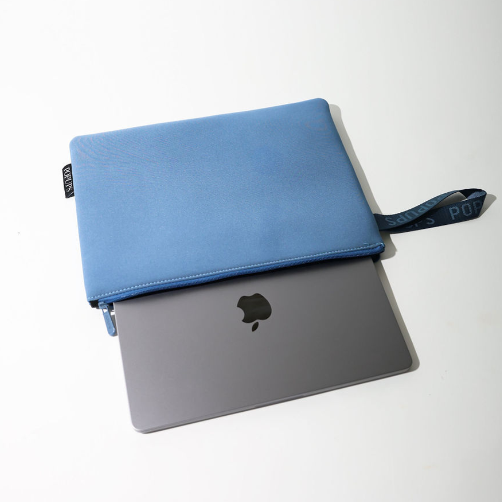 LAPTOP SLEEVE STORMY BLUE - SUN