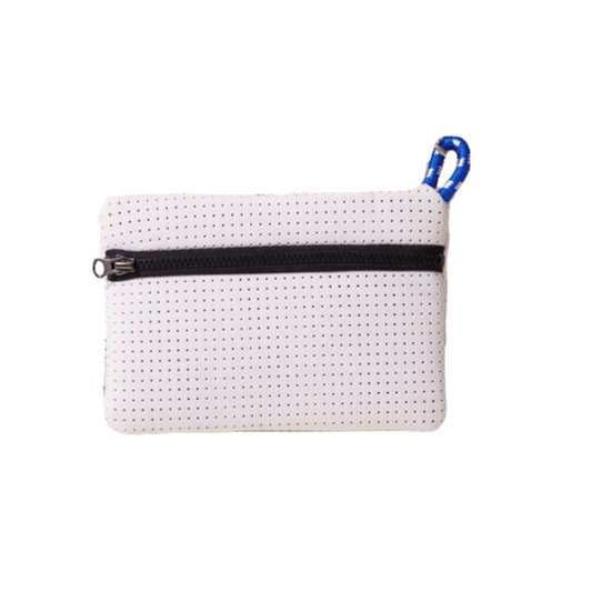 DETACHABLE POUCH WHITE BLUE