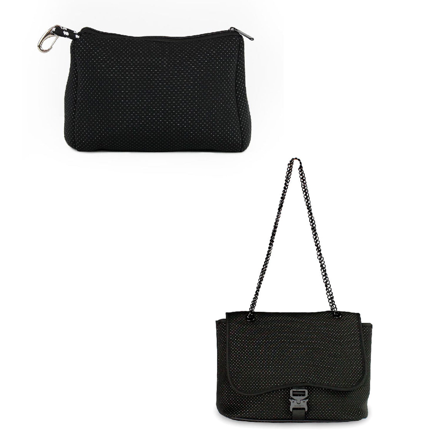 Black crossbody flap bag sale