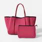 SOFT PLUM SET - EVERYDAY TOTE AND POUCH