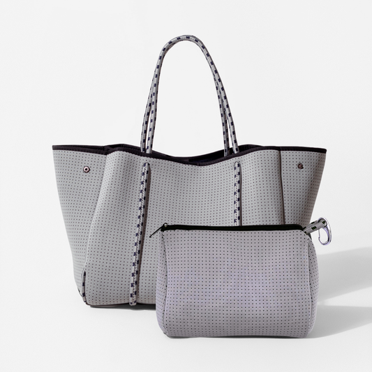 STONE GREY SET - EVERYDAY TOTE AND POUCH