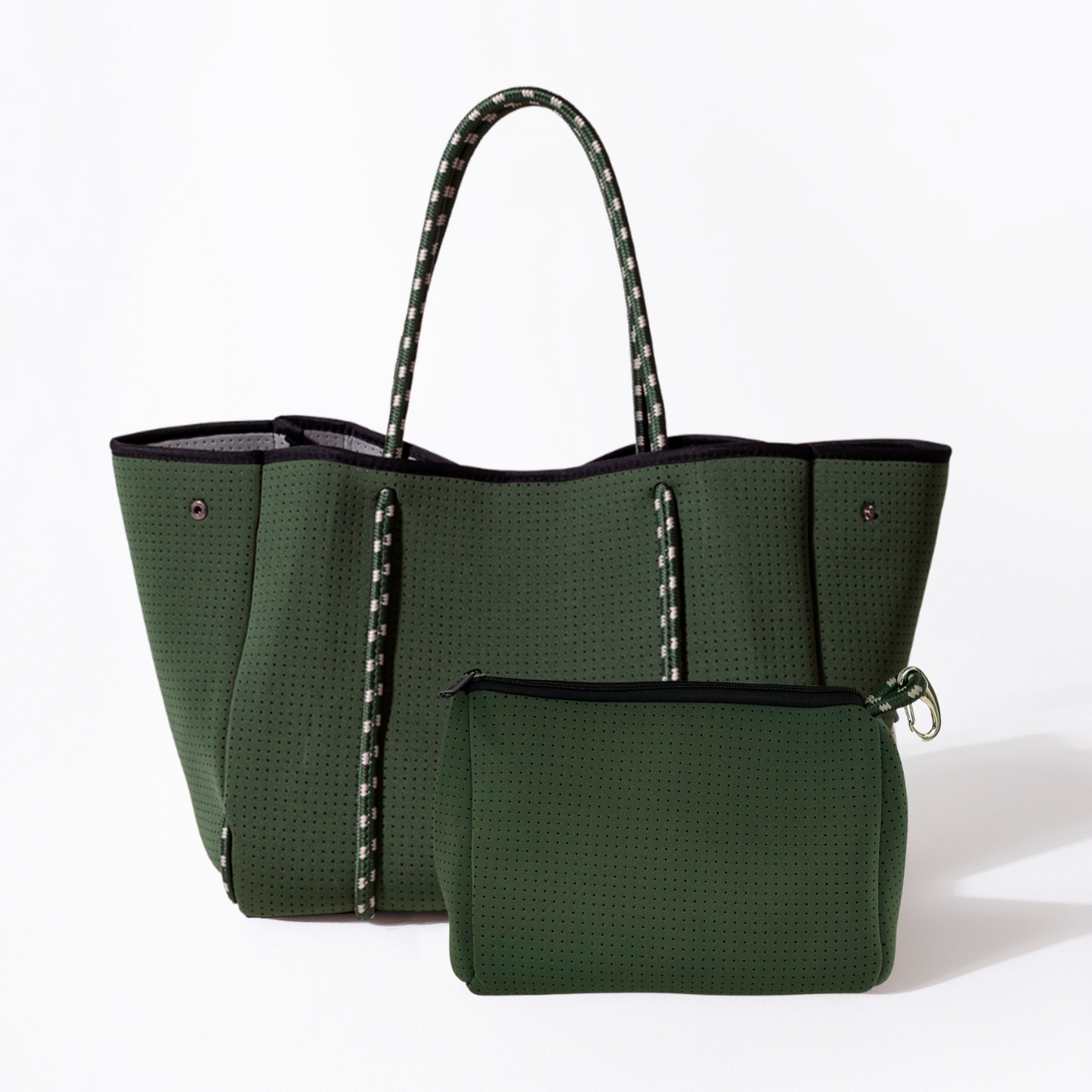 MOSS GREEN SET - EVERYDAY TOTE AND POUCH