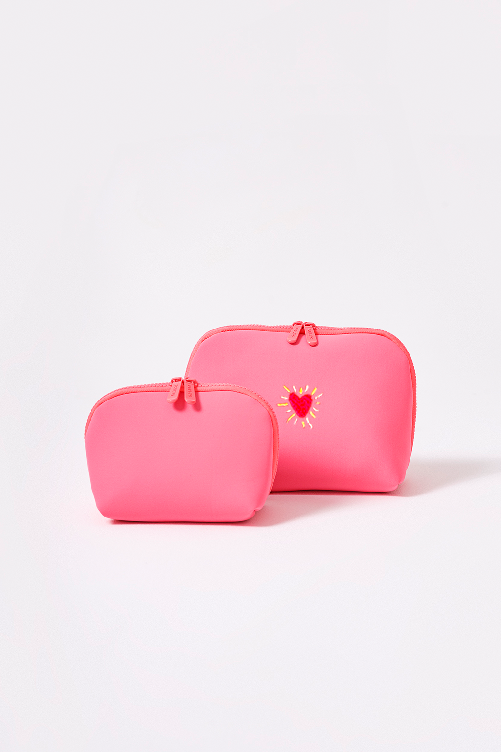 MAKEUP POUCH SET NEON PINK – Pop Ups Brand