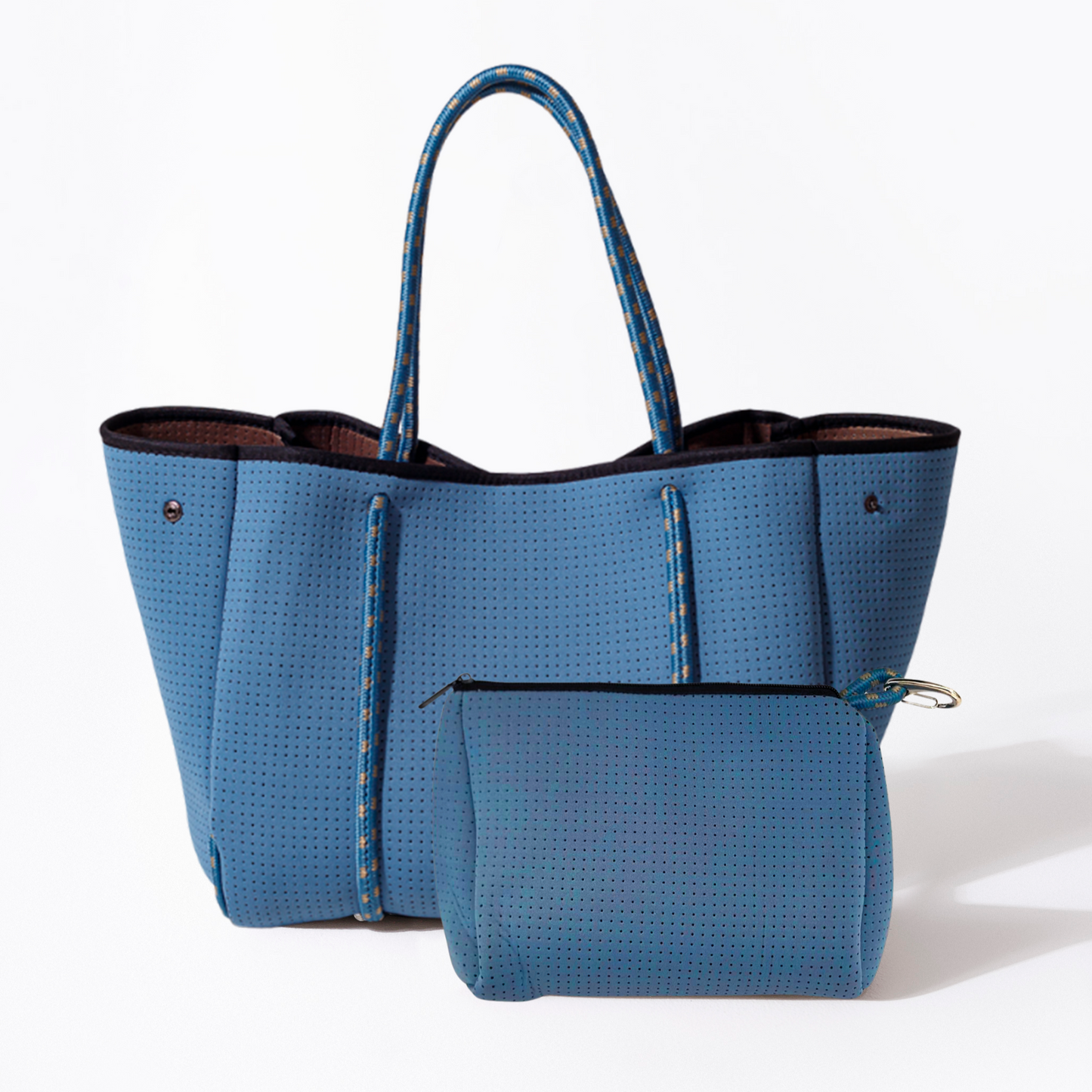 STORMY BLUE SET - EVERYDAY TOTE AND POUCH