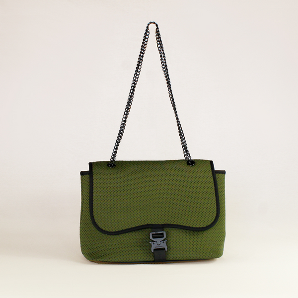 FLAP CROSSBODY SAFARI GREEN