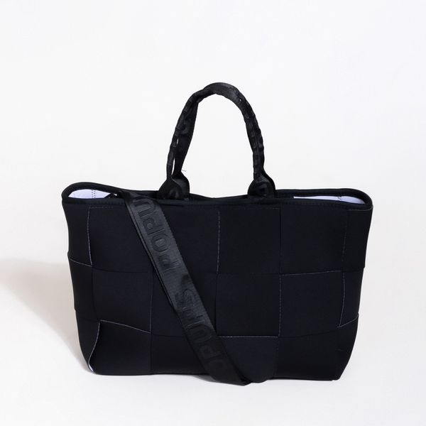 ● angelie ● TOAST BAG LARGE - TWEED BLACK 140_af3b0c10-19a1-4681-888d-