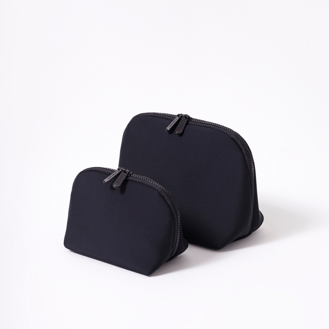 ★BLACKUP★ PuffUp Papi Bag (Black) MAKEUP POUCH SET BLACK – Pop Ups Brand