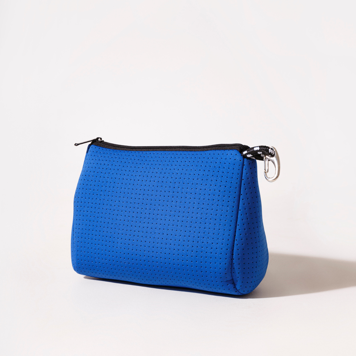 Anna Cecere royal blue silk purse jewel bag with rhinestones