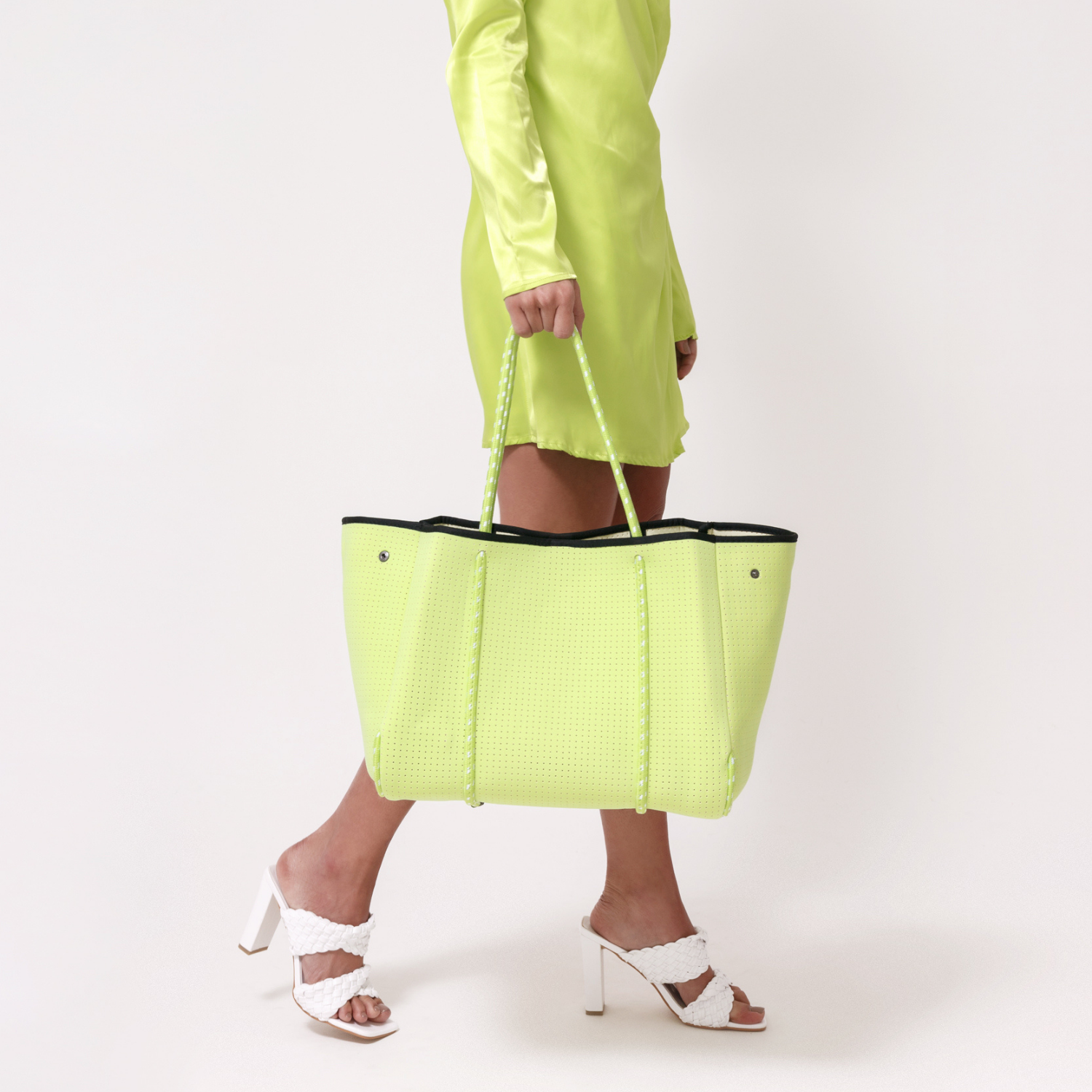 Pop Ups Brand Everyday Colorful Tote Bag - Green