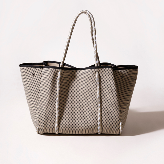 EVERYDAY TOTE DOTTED TAUPE