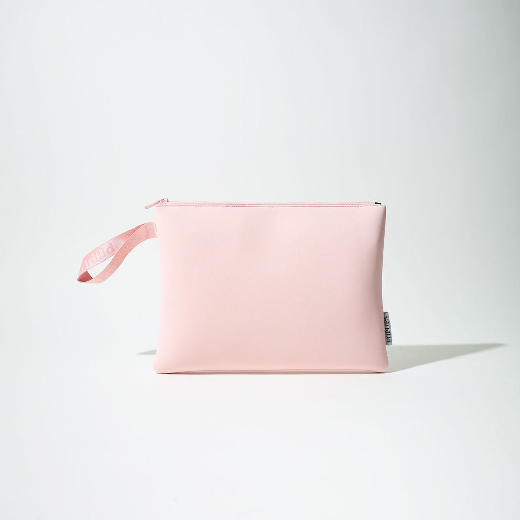 PRETTY IN PINK SET: EVERYDAY TOTE + LAPTOP SLEEVE + MAKEUP POUCH + PASSPORT WALLET + KEY CHAIN