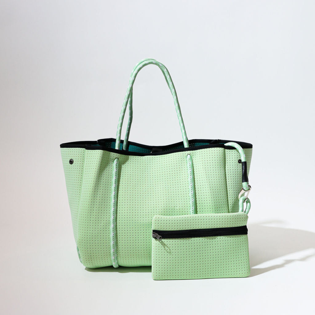 EVERYDAY TOTE GREEN PASTEL