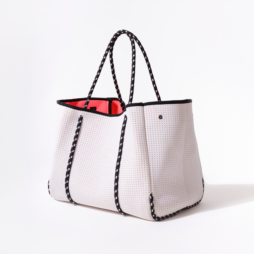 EVERYDAY TOTE WHITE PINK