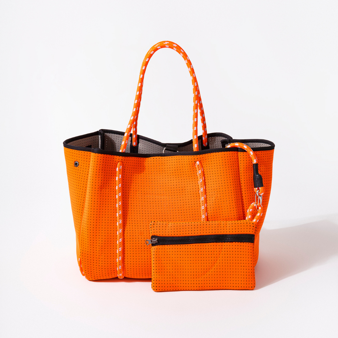 EVERYDAY TOTE NEON ORANGE – Pop Ups Brand EVERYDAY TOTE NEON ORANGE – Pop Ups Brand