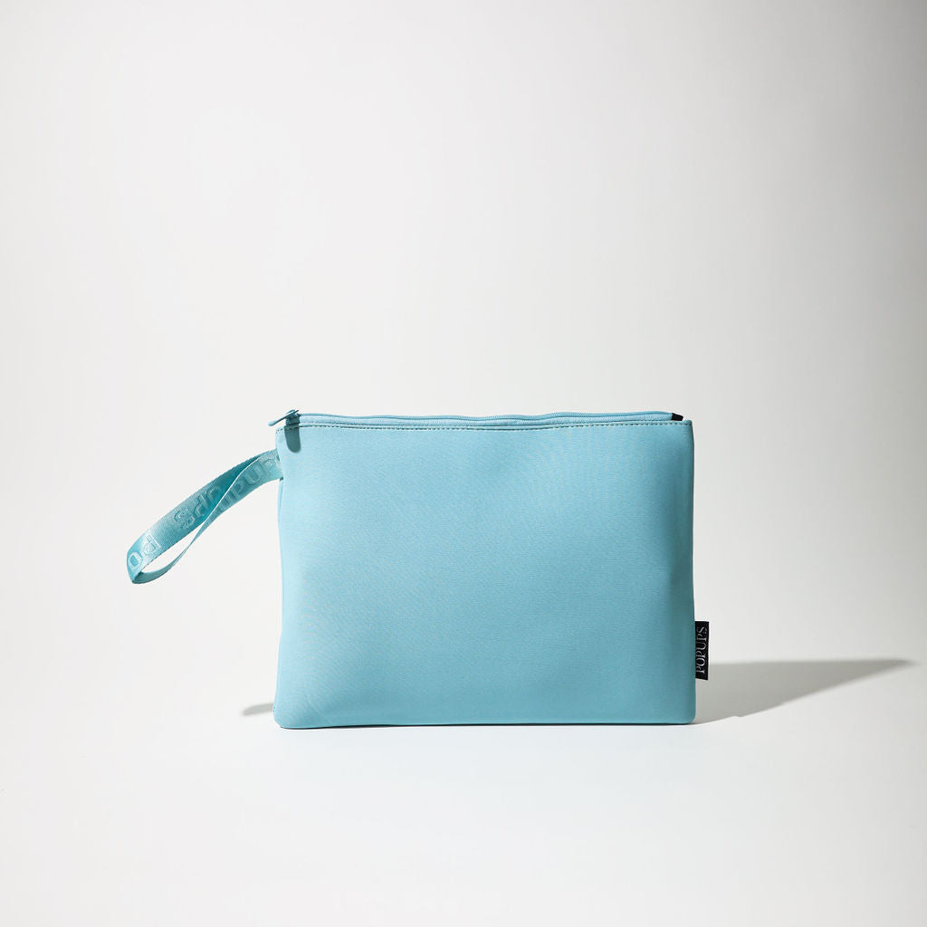 SKY BLUE SET: EVERYDAY TOTE + LAPTOP SLEEVE + ESSENTIAL POUCH + KEY CHAIN