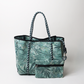 EVERYDAY TOTE JUNGLE FEVER DENIM GREEN