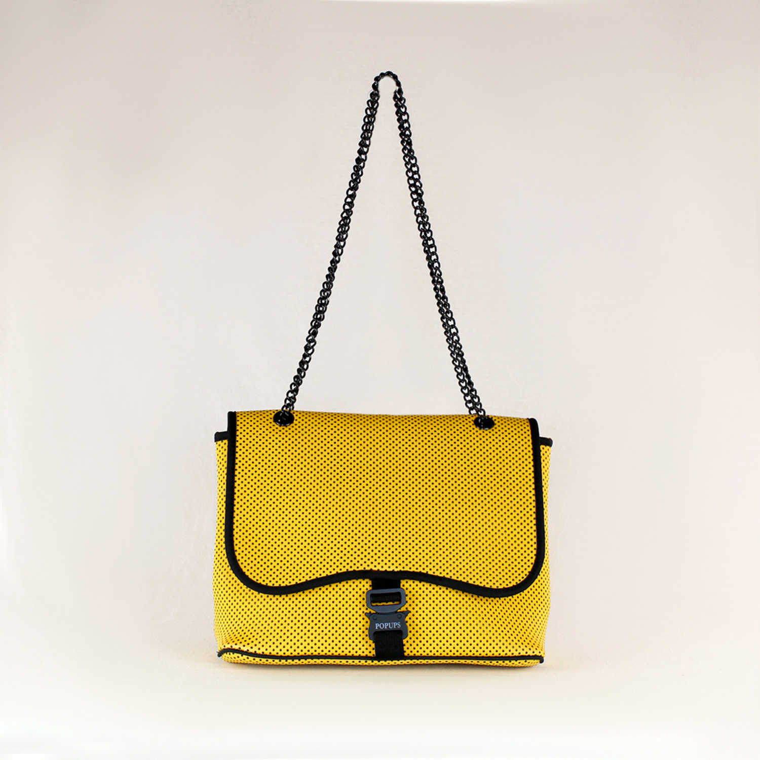 Yellow Leather Crossbody Camera Bag