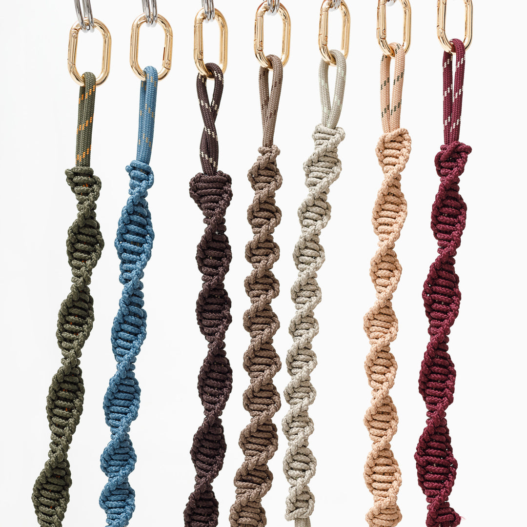 MACRAME STRAP BORDEAUX