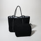BLACK BASIC SET - EVERYDAY TOTE AND POUCH