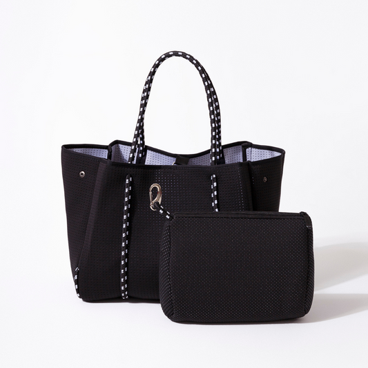 POUCH + EVERYDAY TOTE - BLACK