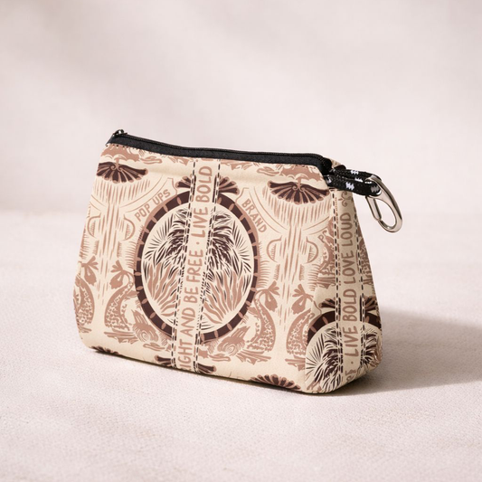 ESSENTIAL POUCH POP UPS SCARF BEIGE