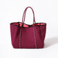 BERRY TRAVEL SET: EVERYDAY TOTE + LAPTOP SLEEVE + PASSPORT WALLET
