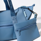 ZIPPER TOTE STORMY BLUE
