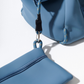 ZIPPER TOTE STORMY BLUE