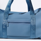 ZIPPER TOTE STORMY BLUE