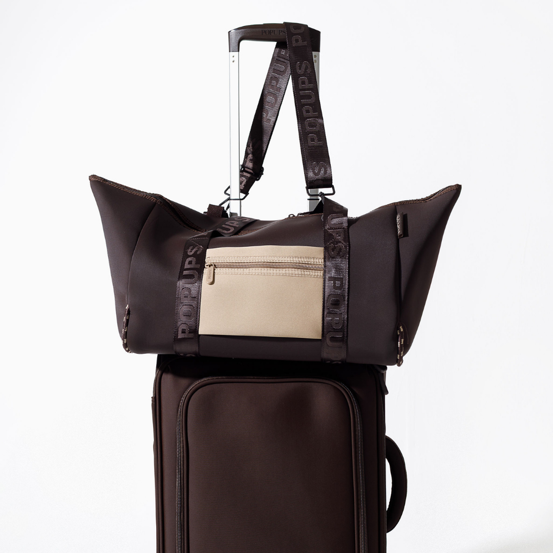 ZIPPER TOTE ESPRESSO