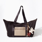 ZIPPER TOTE ESPRESSO