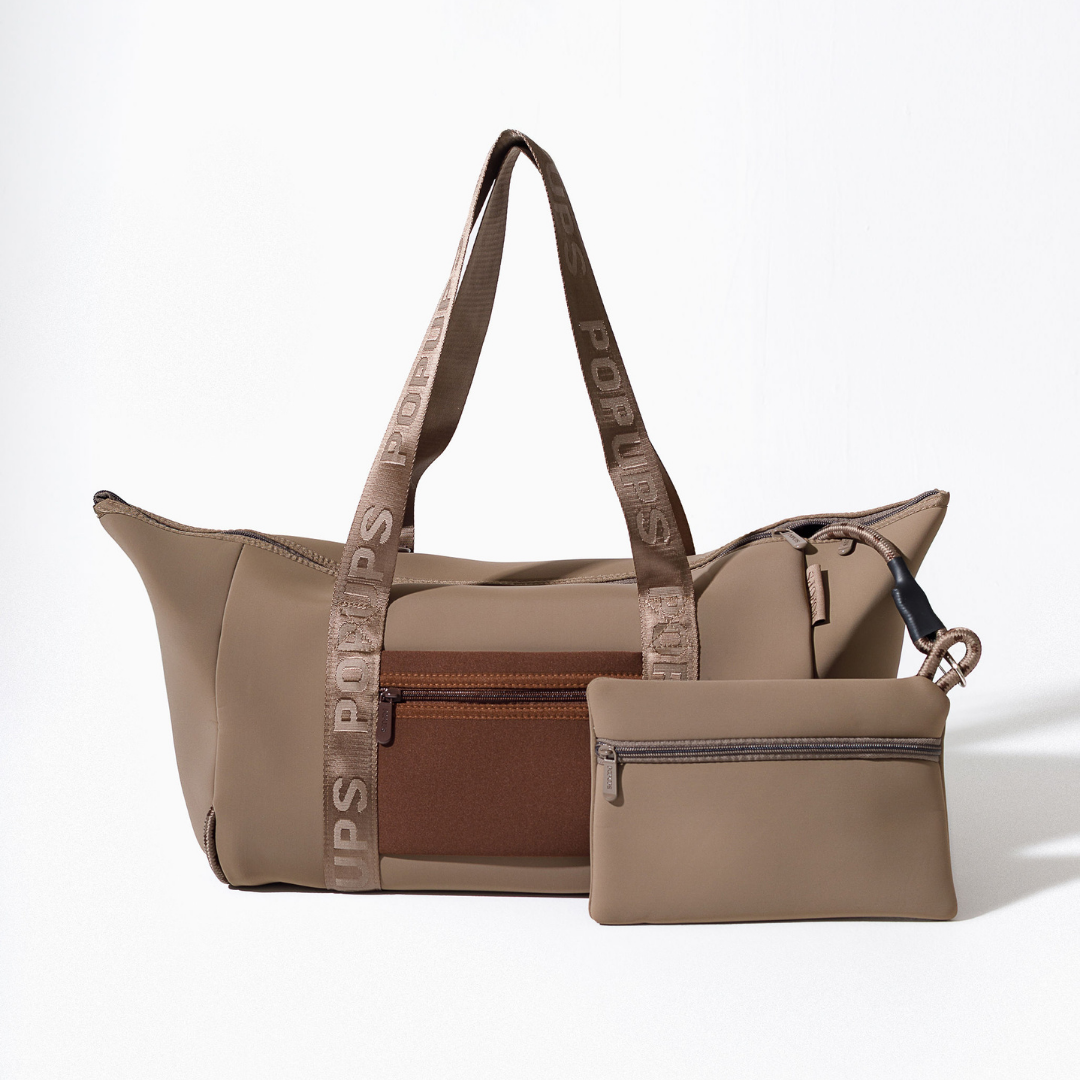ZIPPER TOTE MOCHA