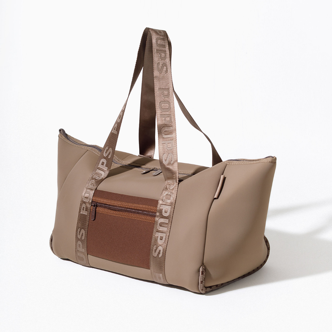 ZIPPER TOTE MOCHA