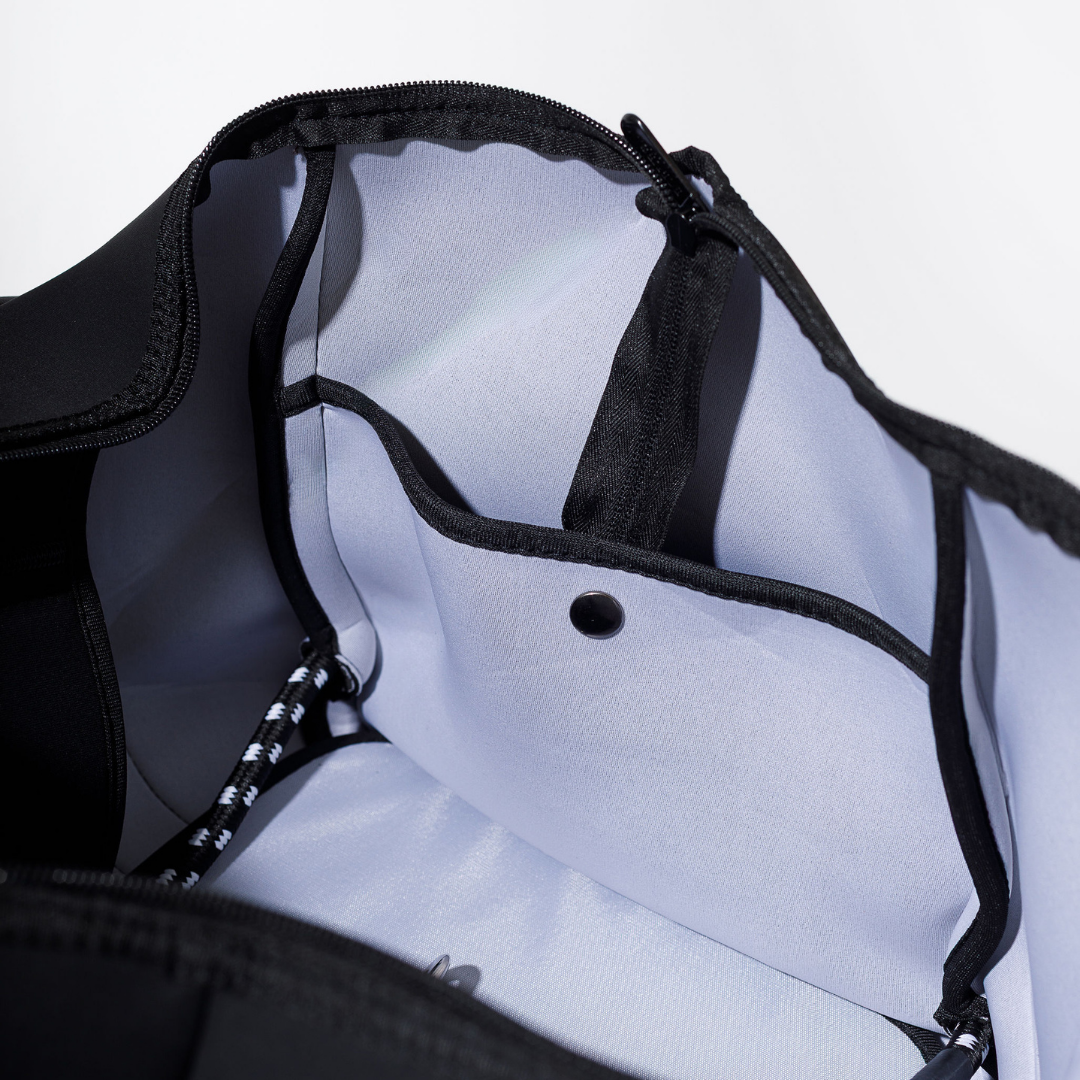 ZIPPER TOTE BLACK