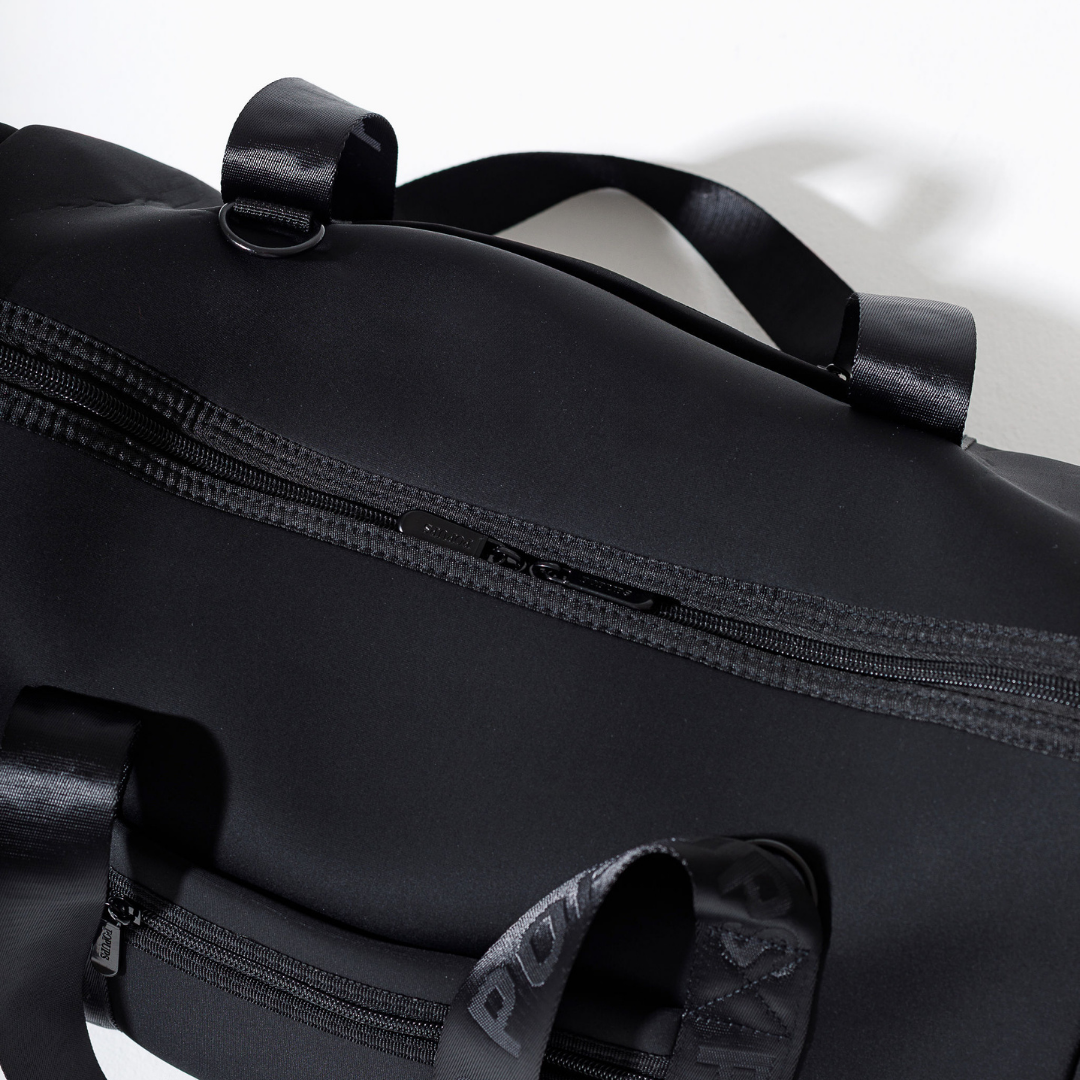 ZIPPER TOTE BLACK