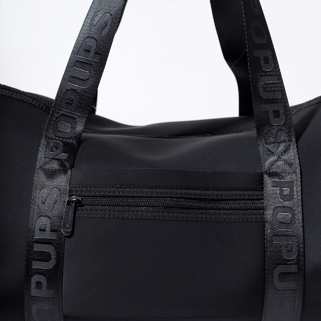 ZIPPER TOTE BLACK